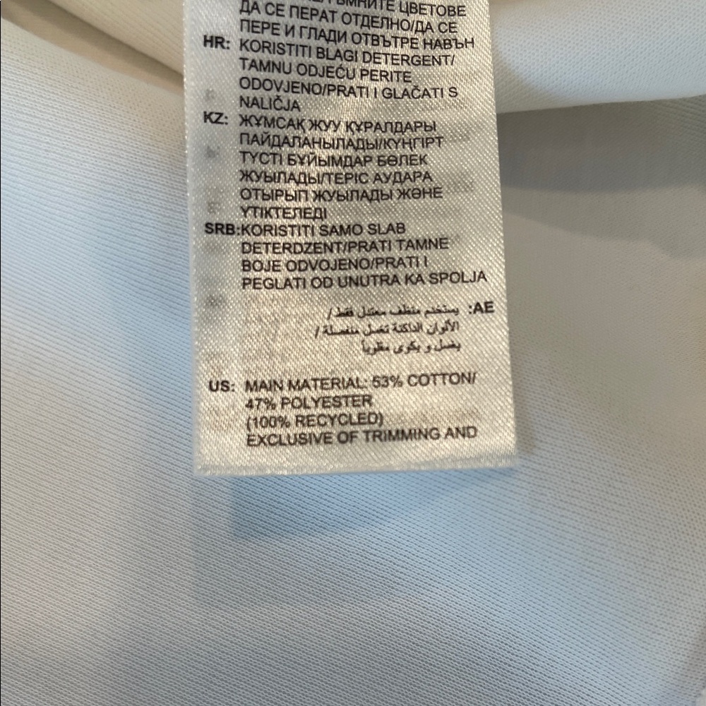 adidas Adicolor Neuclassics Oversized White Mockneck Women’s Sweatshirt - Picture 6 of 6